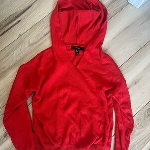 Forever 21 Cherry Red Knit Top